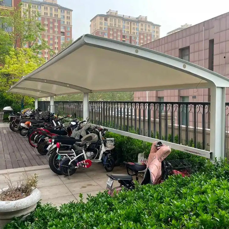 天峻县膜结构电动车棚